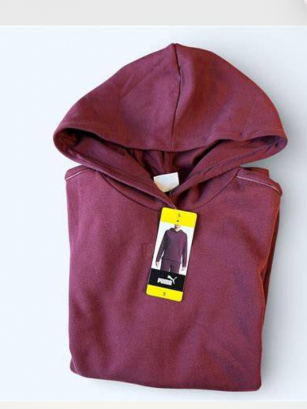Puma Fleece Hoodie Red Large